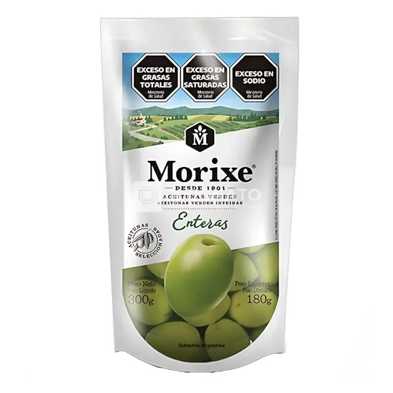Aceitunas Verdes Enteras MORIXE 300 gr