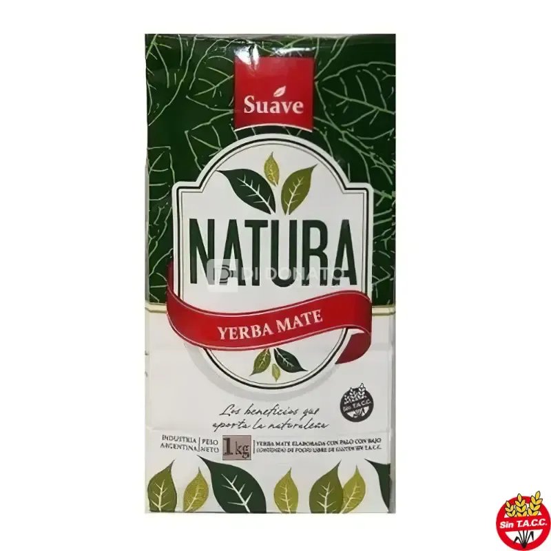 Yerba Mate Suave con Palo NATURA 1 kg