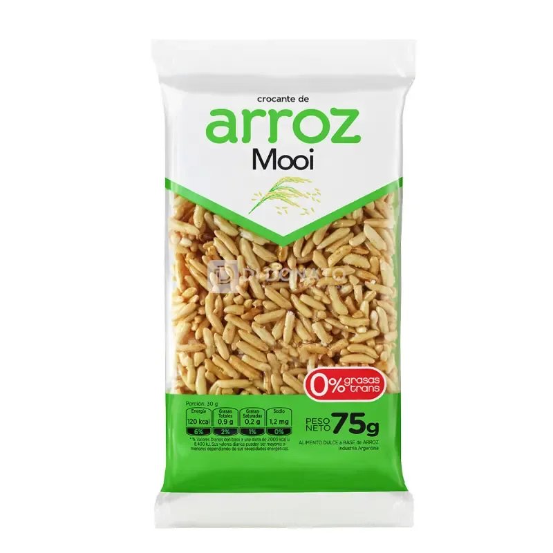 Crocante de Arroz MOOI 75 gr