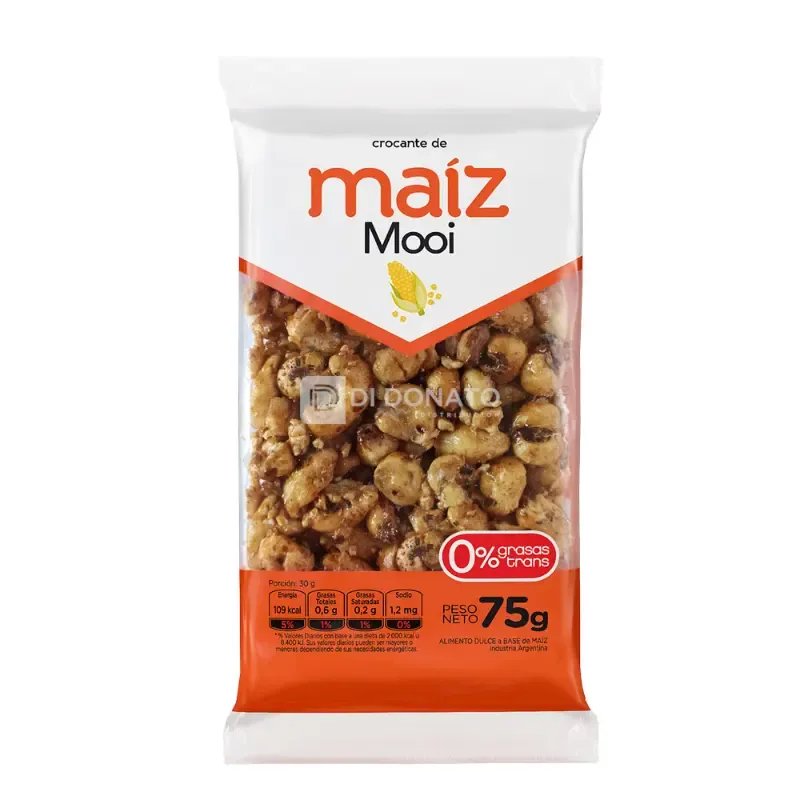 Crocante de Maíz MOOI 75 gr