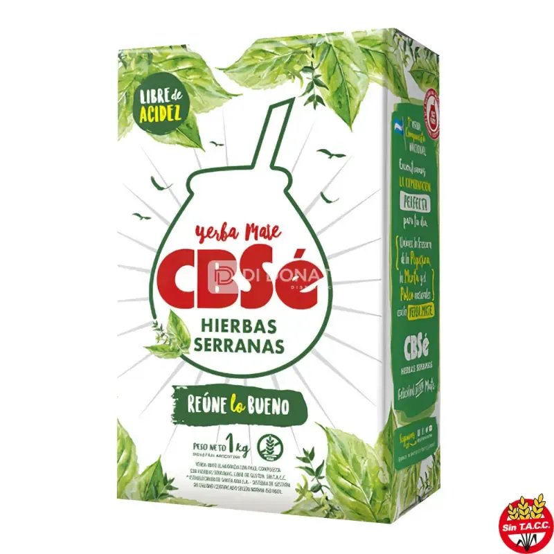 Yerba Mate Compuesta Serrana CBSE 1 kg