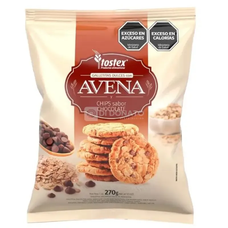 Galletitas Avena y Chips TOSTEX 270 gr