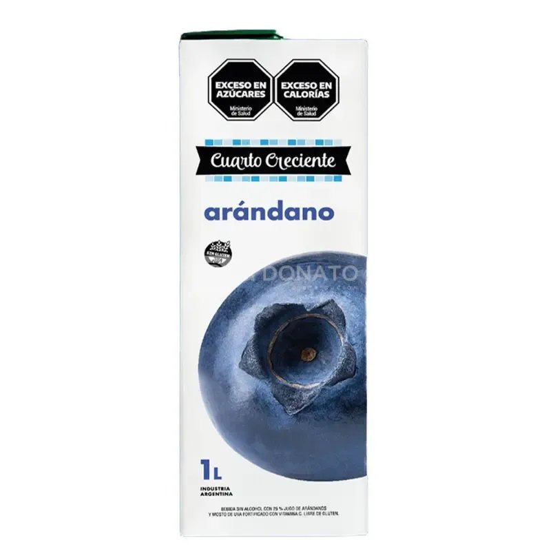 Jugo Arándano CUARTO CRECIENTE Tetra 1 L