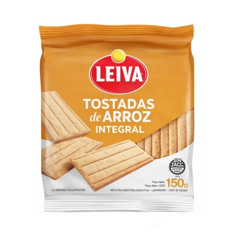 Tostada de Arroz Integral LEIVA 150 gr