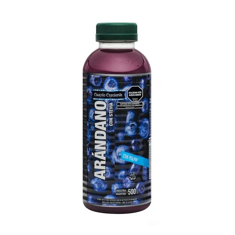 果汁 甜菊 藍莓 CUARTO CRECIENTE 500 ml