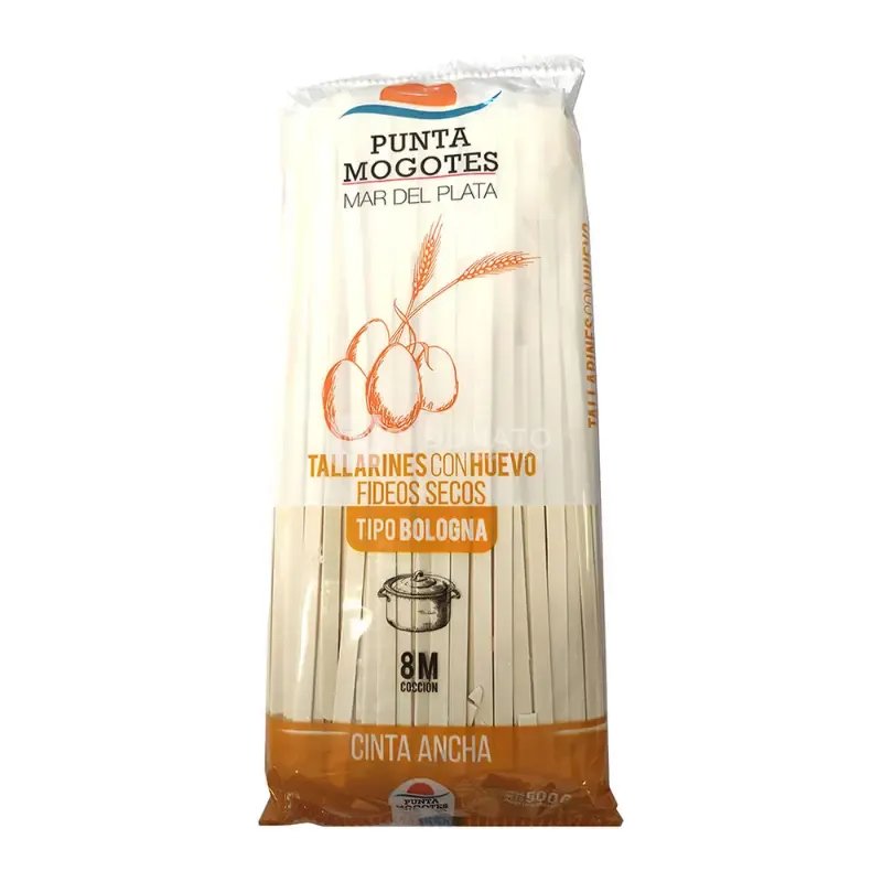 Fideos Cinta Ancha N 3 500 g 黃 PUNTA MOGOTES