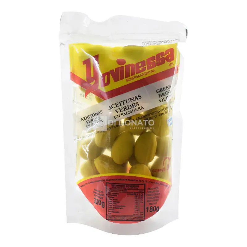Aceituna Verde YOVINESSA Doypack 180 gr