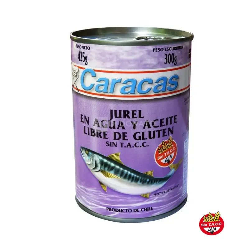 Jurel en Aceite sin TACC CARACAS 425 gr