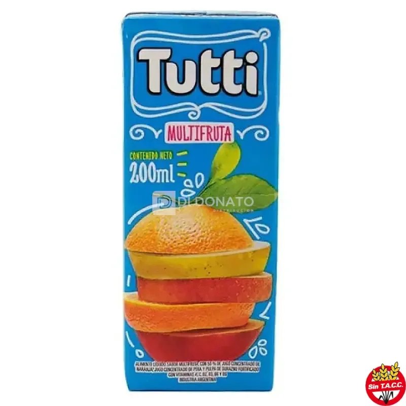 果汁 Multifruta TUTTI 200 ml