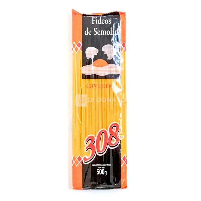 Fideos Tallarín N 2 al Huevo 308 500 gr