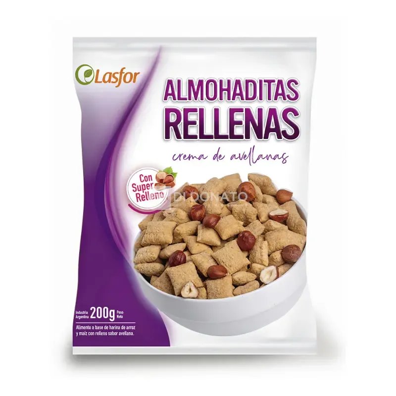 Almohadita Rellena Avellana LASFOR 200 gr