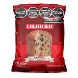 Pan Dulce Con Chips En Pouch Lheritier 400 G | DiDonato