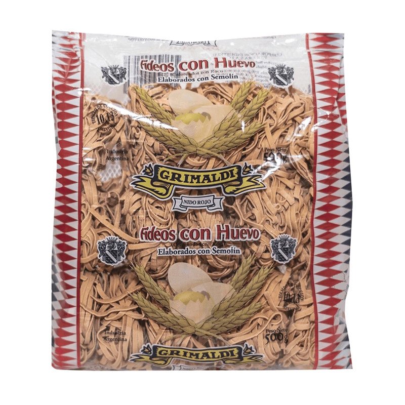 Fideos Nidos De Morrón Al Huevo Grimaldi 500 G | DiDonato