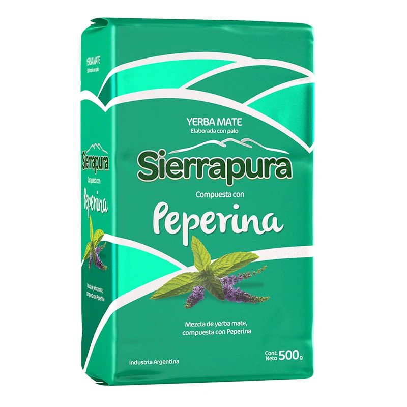 Yerba Mate Compuesta Con Peperina Sierrapura 500 G | DiDonato