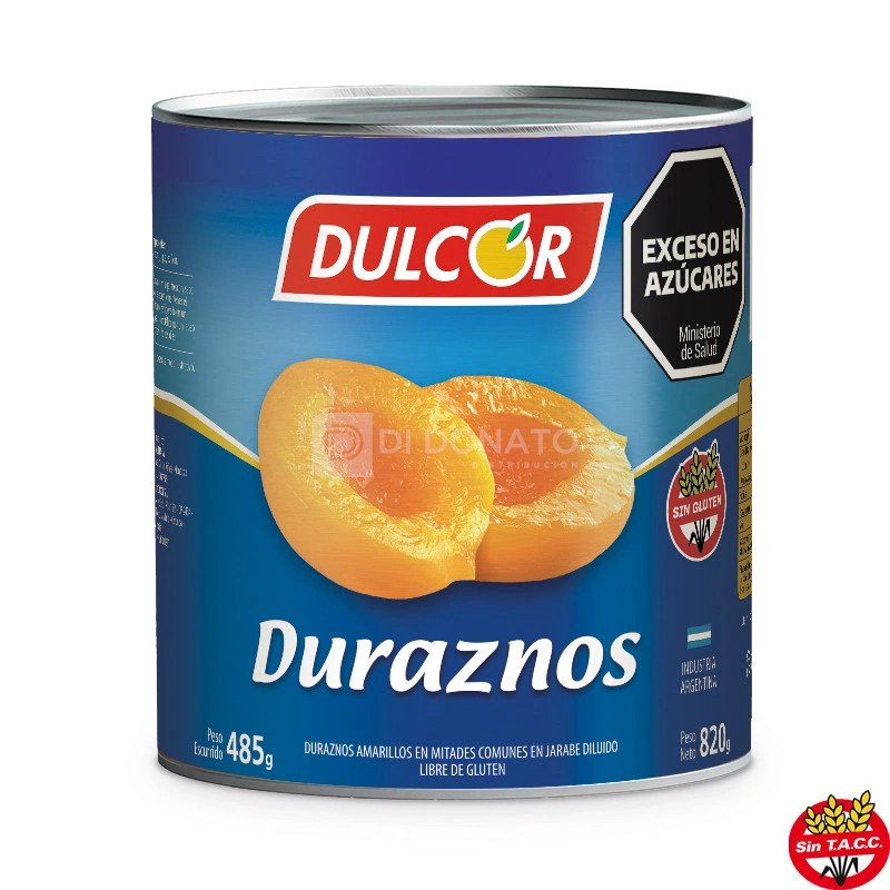 Duraznos Al Natural Dulcor 820 G | DiDonato