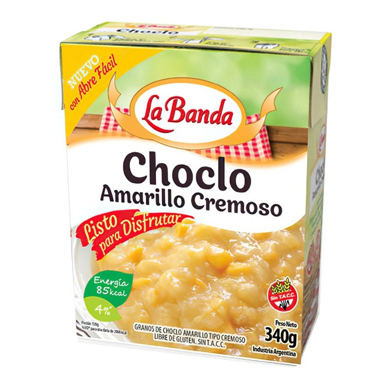 Choclo Amarillo Cremoso En Tetra La Banda 340 G | DiDonato