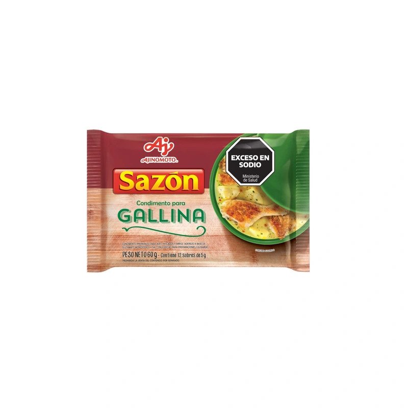 Condimento Sazón Para Gallina Ajinomoto 60 G | DiDonato