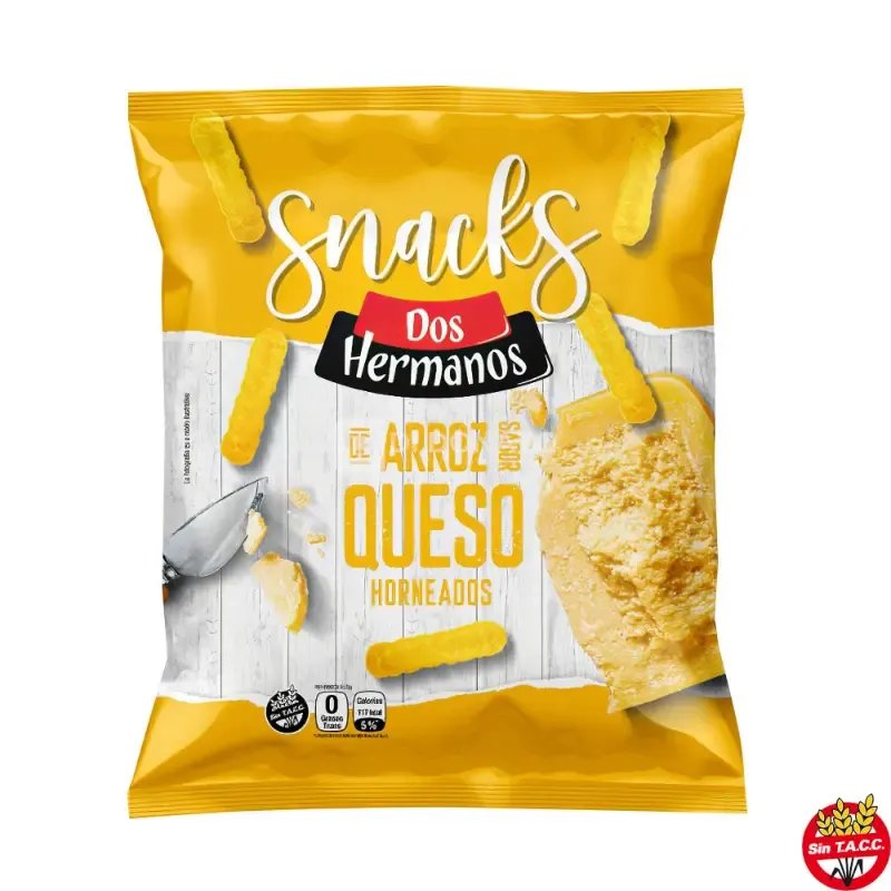 Snack Arroz Palito de Queso DOS HERMANOS 80 gr