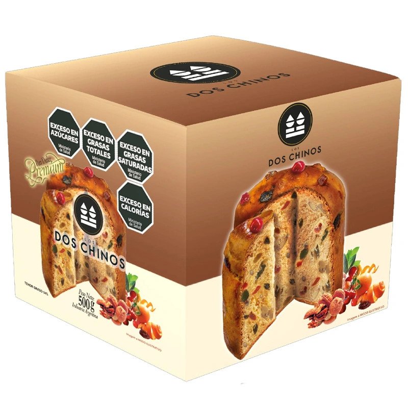 Pan Dulce Premium Los Dos Chinos 500 G | DiDonato