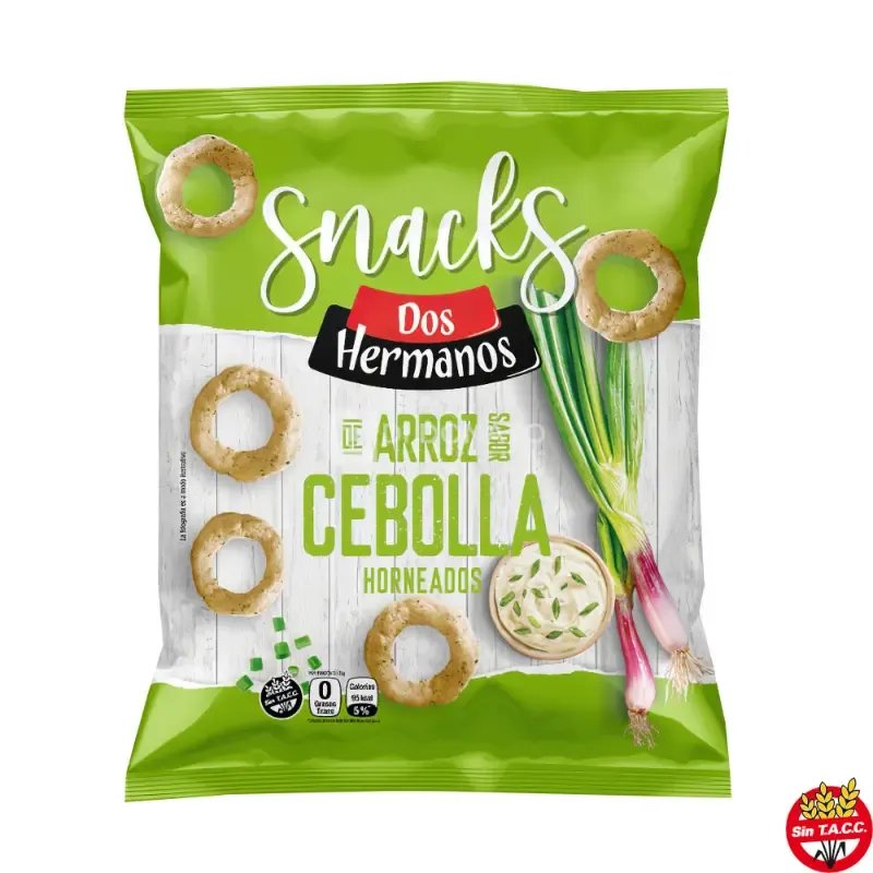 Snack Arroz Cebolla DOS HERMANOS 80 gr