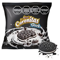 Mini Coronitas Black Rellenas De Vainilla Fachitas 140 G | DiDonato