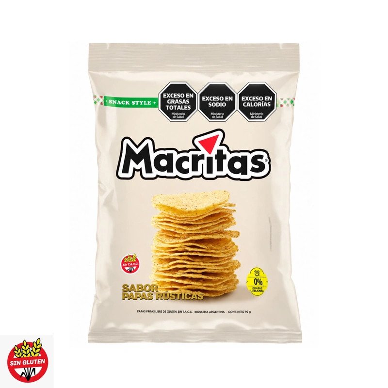 Papas Rústicas Nachos 90 G | DiDonato