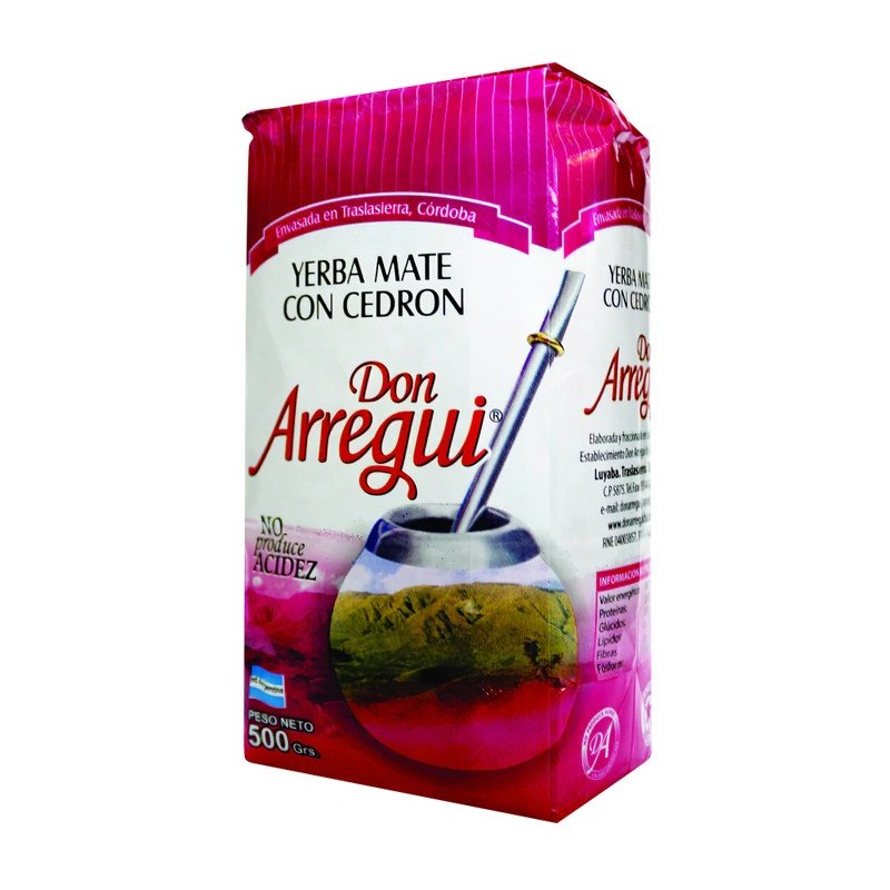 Yerba Mate Con Cedrón Don Arregui 500 G | DiDonato