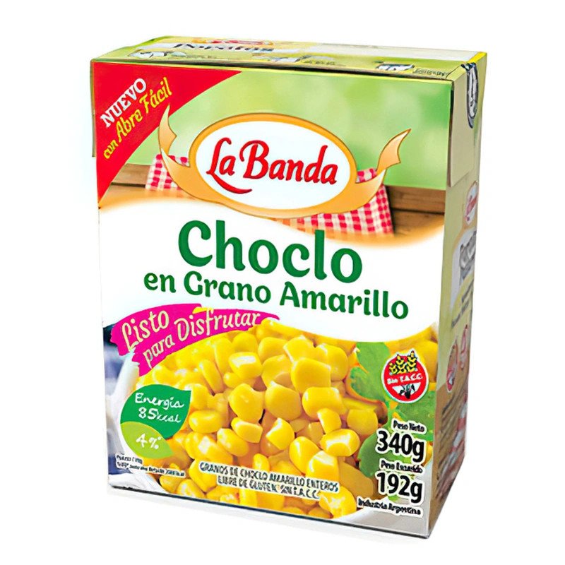 Choclo Amarillo Entero En Tetra La Banda 300 G | DiDonato