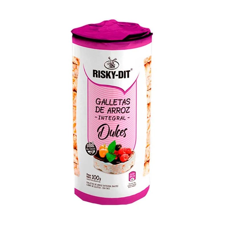 Discos De Arroz Integral Dulces Risky Dit 100 G | DiDonato