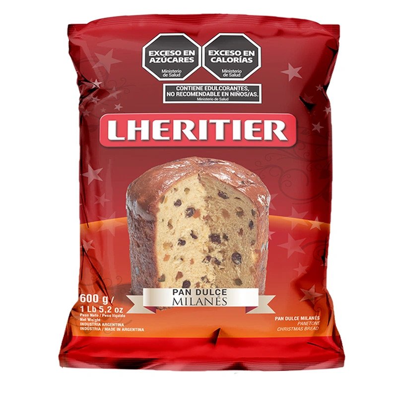 Pan Dulce Milanés En Pouch Lheritier 600 G | DiDonato
