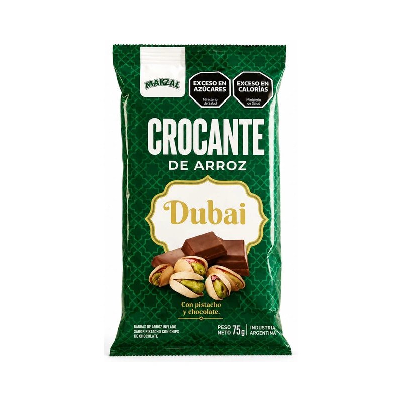 Crocante De Arroz Dubái El Makzal 75 G | DiDonato