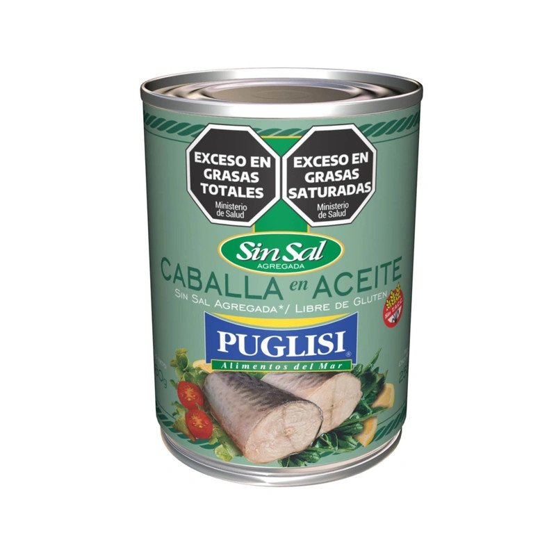 Caballa Sin Sal En Aceite Puglisi 380 G | DiDonato