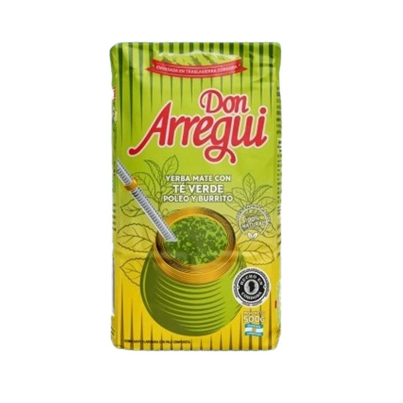 Yerba Mate Con Té Verde Don Arregui 500 G | DiDonato