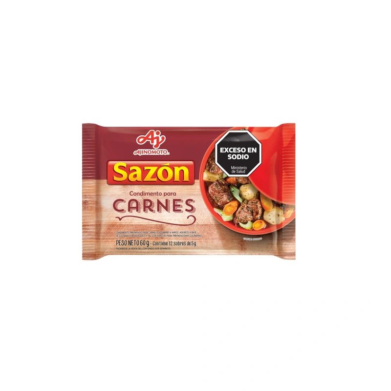 Condimento Sazón Para Carnes Ajinomoto 60 G | DiDonato