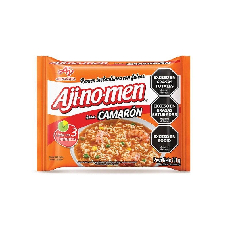 Ramen De Camarón Aji-No-Men Ajinomoto 80 G | DiDonato
