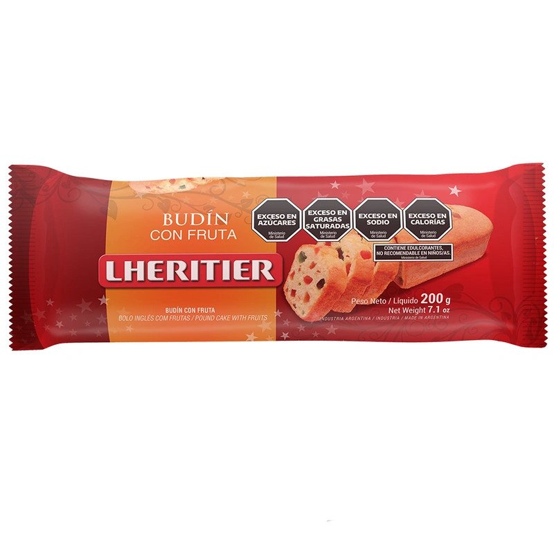 Budín Con Frutas Lheritier 200 G | DiDonato