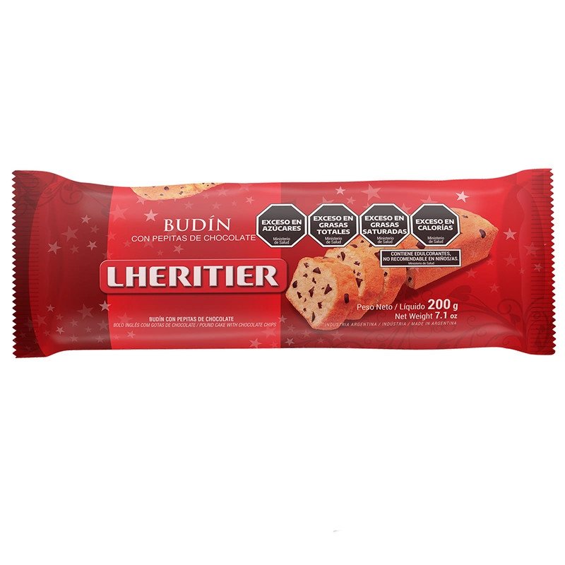 Budín Con Chips Lheritier 200 G | DiDonato