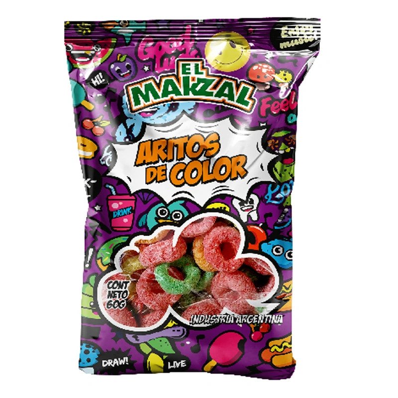 Aritos De Colores El Makzal 60 G | DiDonato