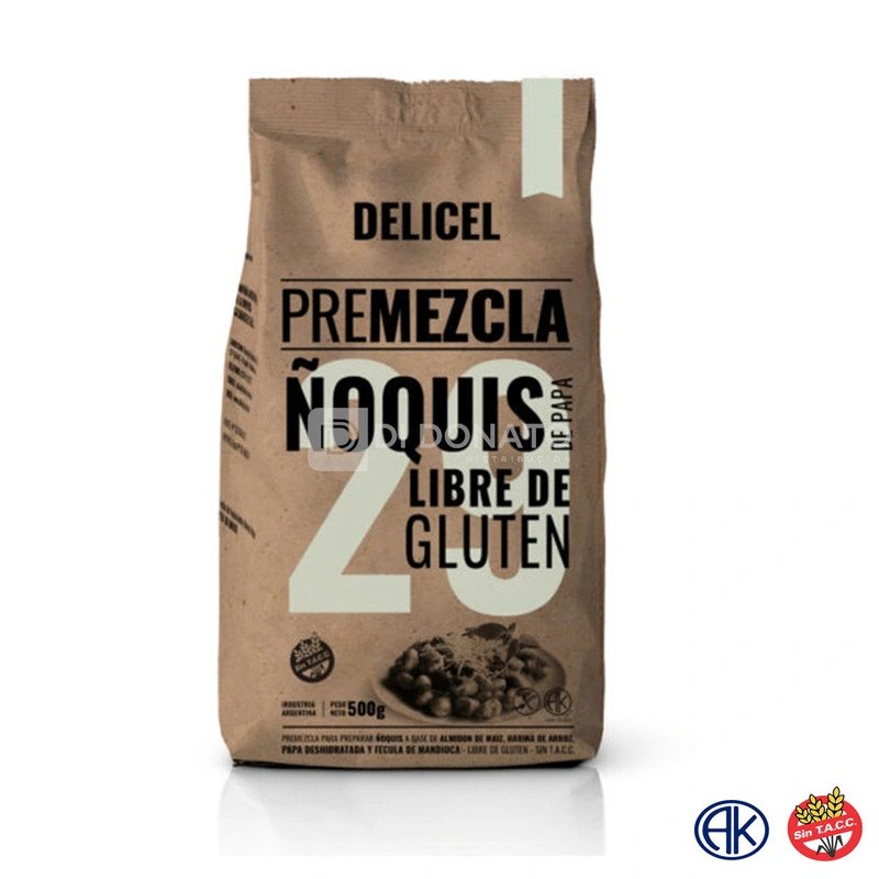 Premezcla Para Ñoquis Sin TACC Delicel 500 G | DiDonato