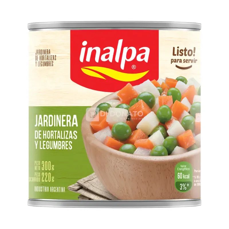 什錦蔬菜 豆類 與 蔬菜 INALPA 300 g