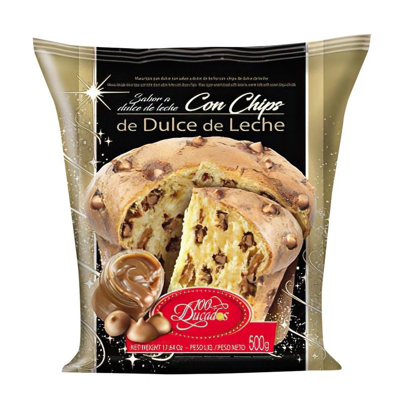 Pan Dulce Con Chips De Dulce De Leche 100 Ducados 500 G | DiDonato