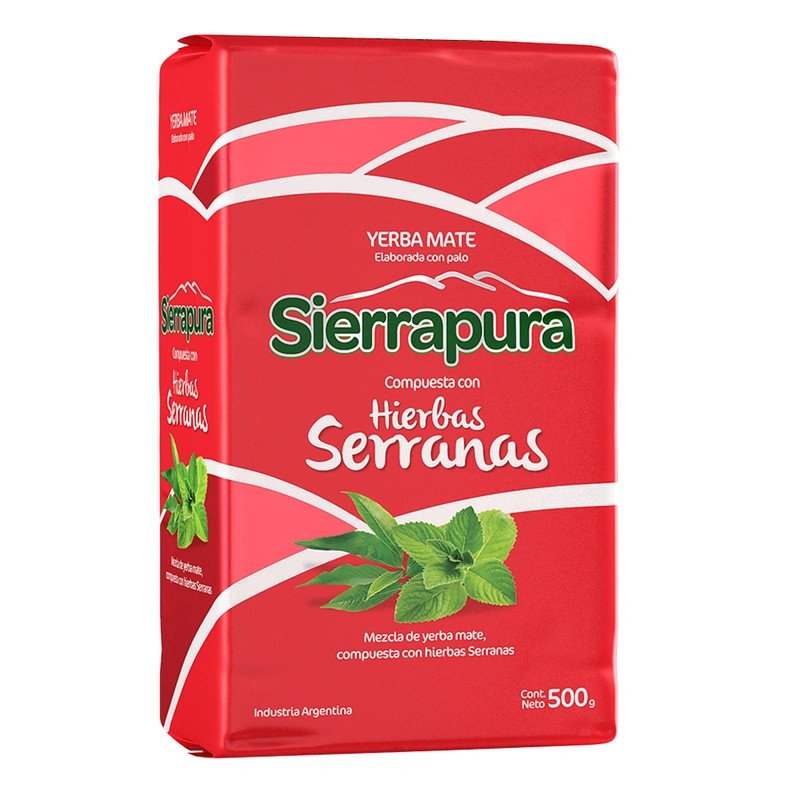 Yerba Mate Compuesta Serrana Sierrapura 500 G | DiDonato