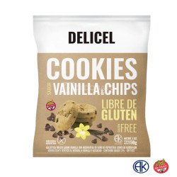 Cookies De Vainilla Con Chips Sin TACC Delicel 200 G | DiDonato