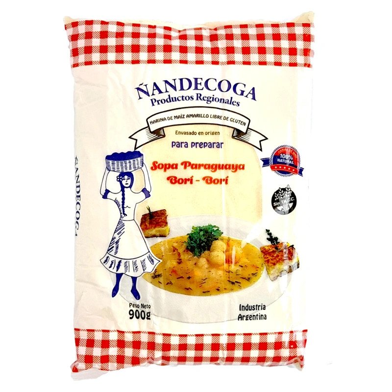 Harina De Maíz Amarillo Sin Gluten Ñande Coga 900 G | DiDonato
