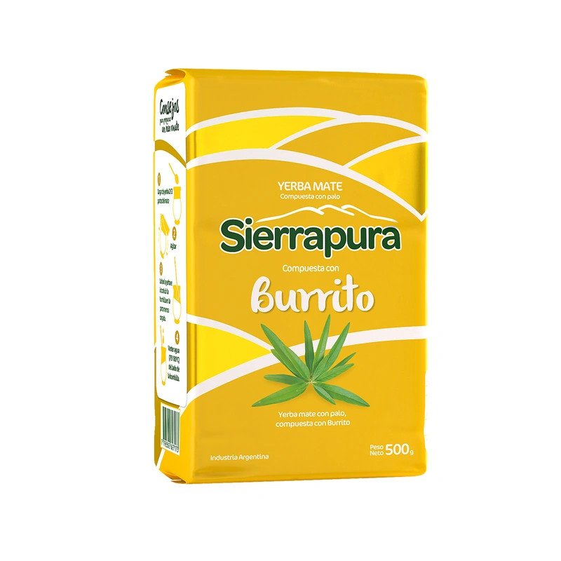 Yerba Mate Compuesta Con Burrito Sierrapura 500 G | DiDonato