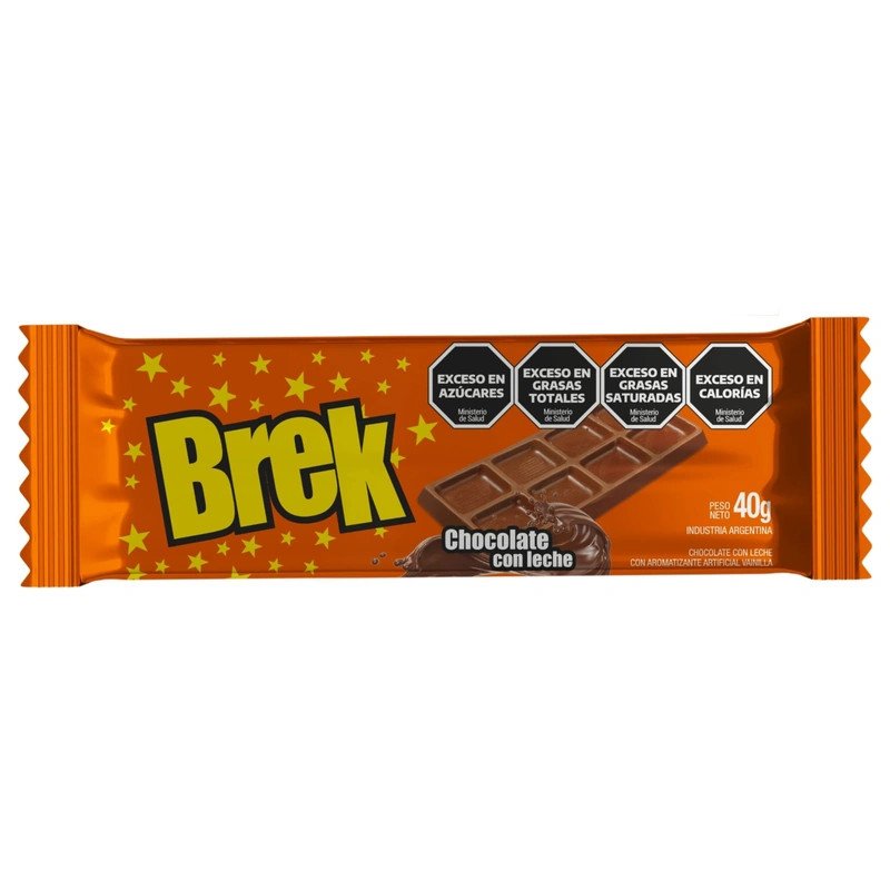 Tableta De Chocolate Con Leche Brek 40 G | DiDonato