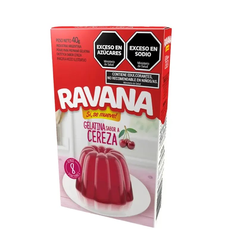 Gelatina Cereza RAVANA 40 gr
