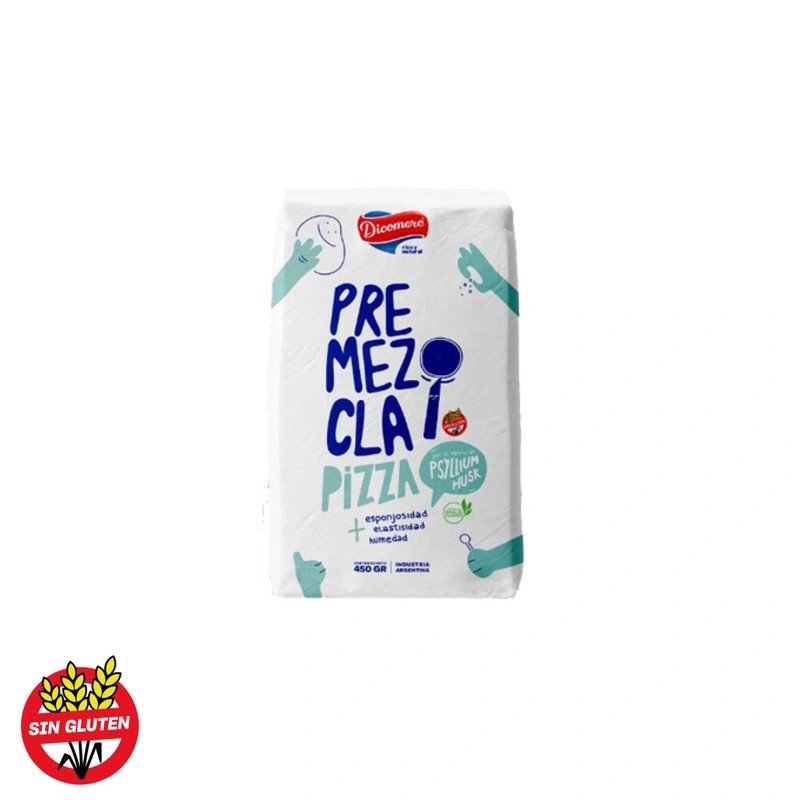 Premezcla Para Pizza Sin TACC Con Psyllium Husk Dicomere 450 G | DiDonato