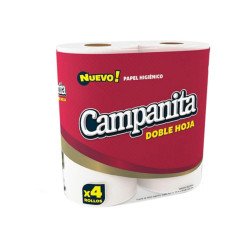 Papel Higiénico Doble Hoja Ultra Campanita 4 X 30 M | DiDonato