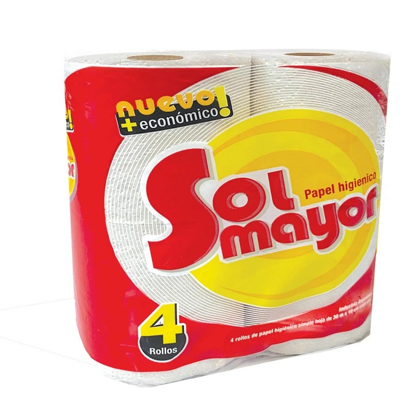 Papel Higiénico Sol Mayor 4 X 30 M | DiDonato